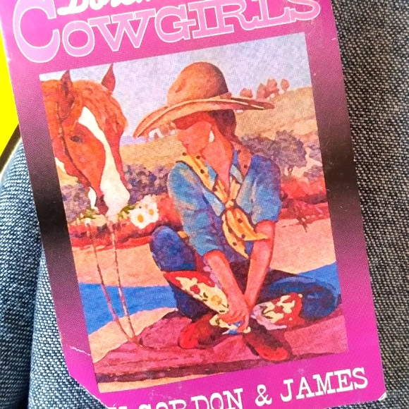 WEARABLE ART! Vintage Custom Vest. Doreman Burns Cowgirls by Gordon & James. - Picture 10 of 12